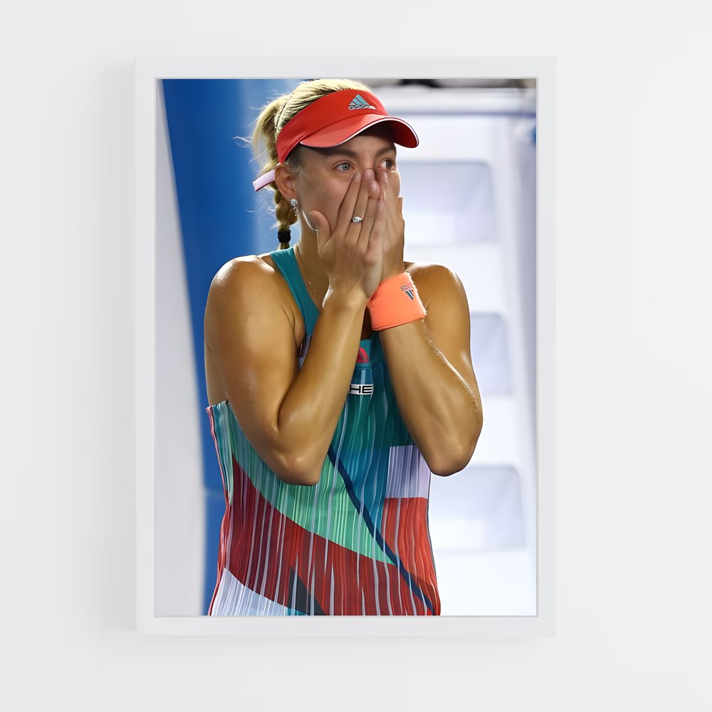 Poster Angelique kerber échange – affiche Tennis (vue 3)